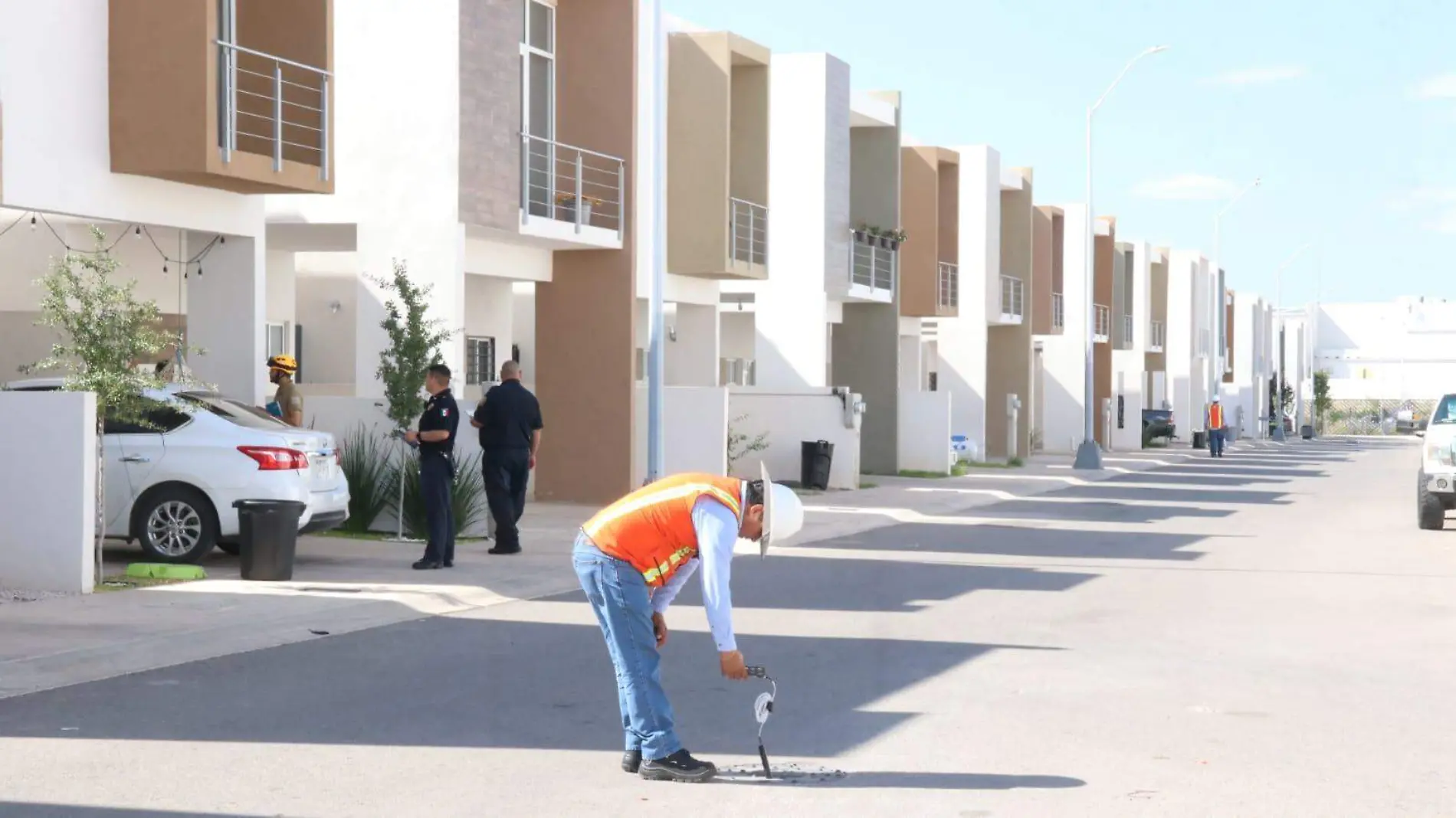 Movilización fuga gas protección civil casas Bosques Boreales I